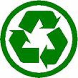 A recycling icon